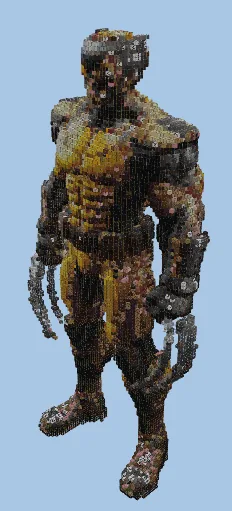 Wolverine Statue Minecraft schematic