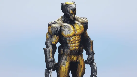Wolverine Statue Minecraft schematic