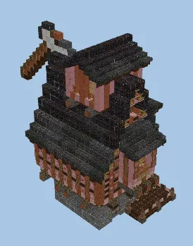 Woodcutter Cottage Minecraft schematic preview