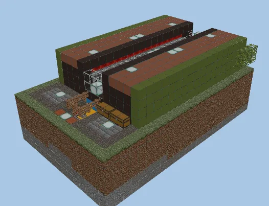 Simple Minecraft Wool Sheep Farm Minecraft schematic