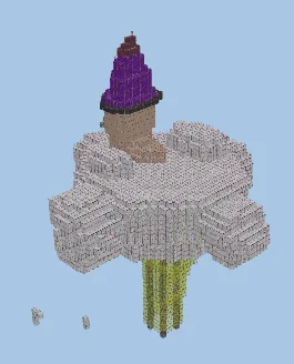 Worm Wizard Cloud Build Minecraft schematic preview