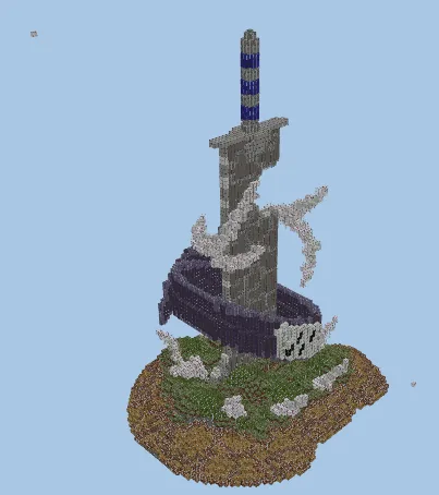 Zabuza Demon Mist Sword Minecraft schematic preview