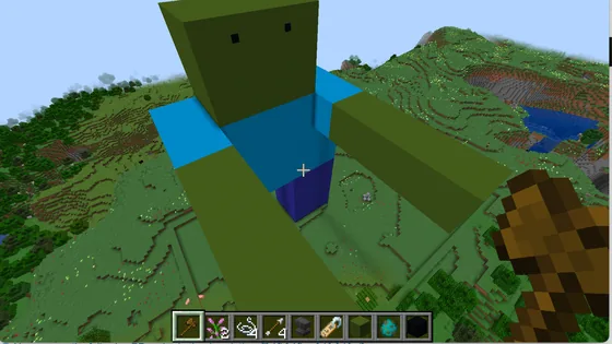 Zombie Statue Minecraft schematic